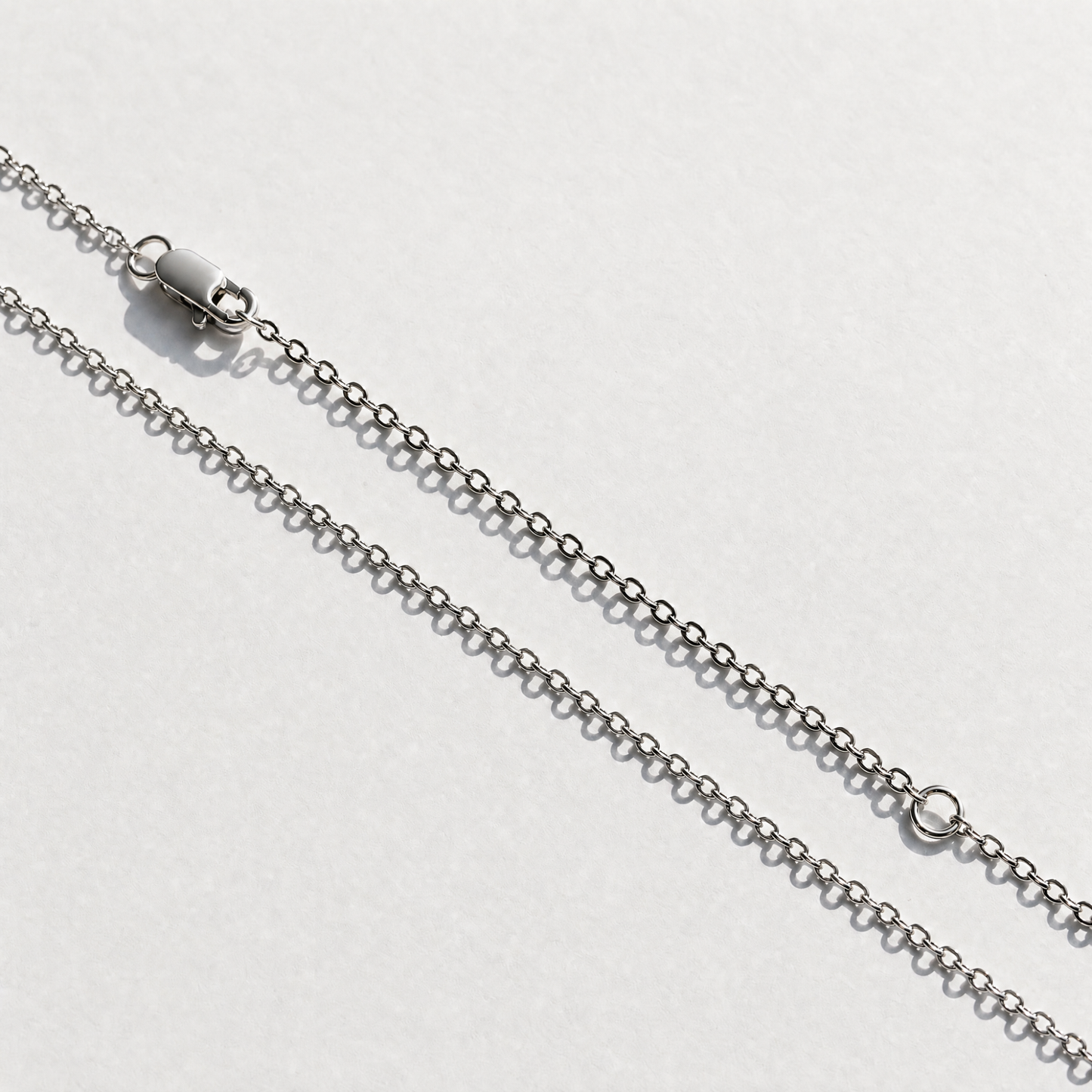 Half Bezel Ruby Pendant Necklace | Oval | Sterling Silver