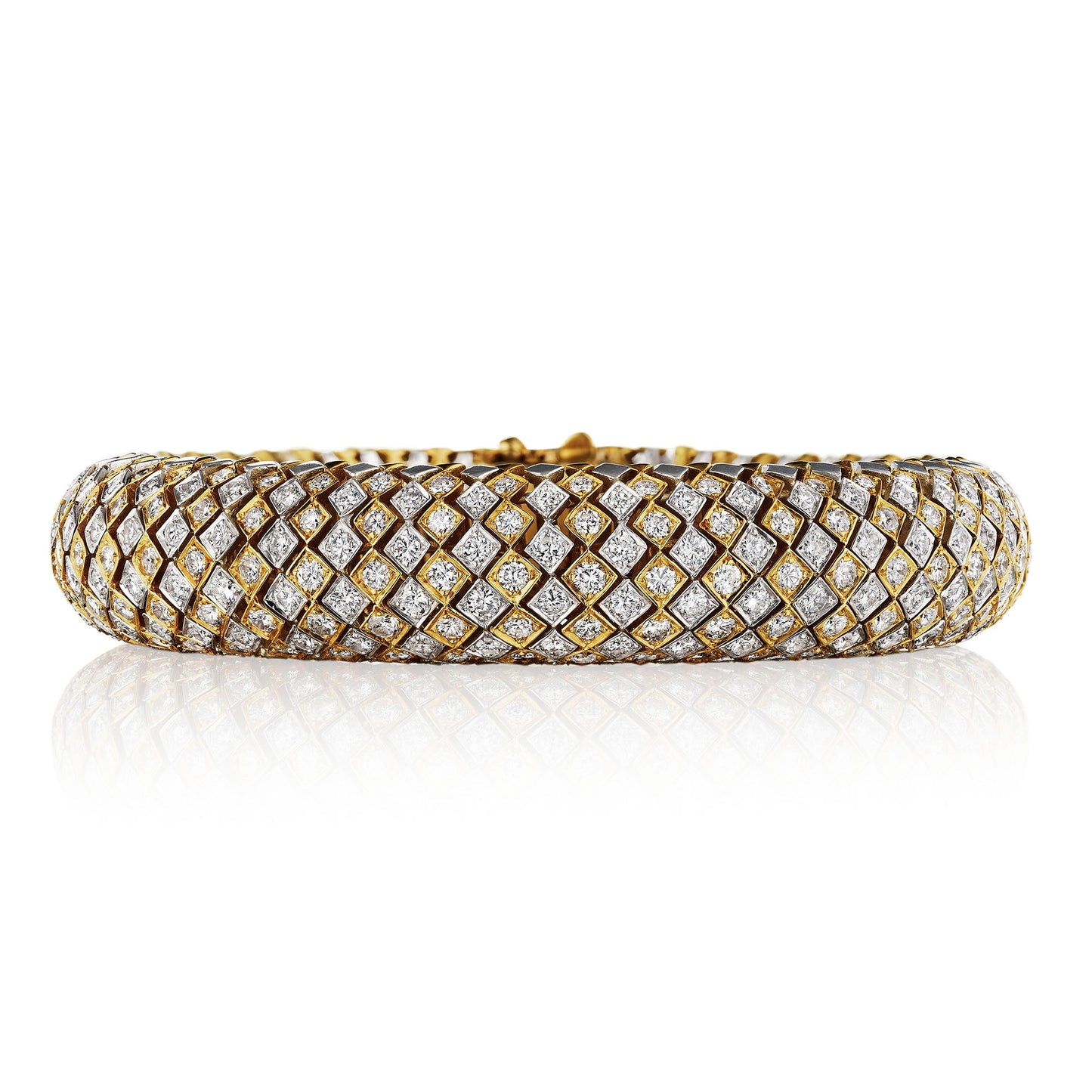 David Webb Mid-Century Diamond Bracelet