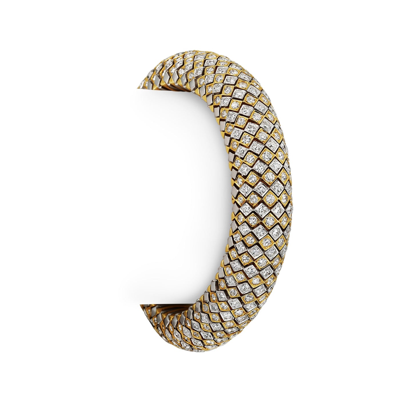 David Webb Mid-Century Diamond Bracelet