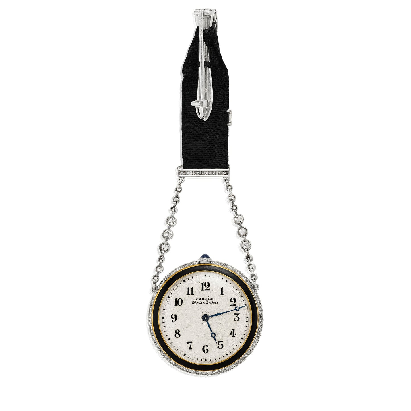 Cartier Paris Belle Époque Lapel Watch