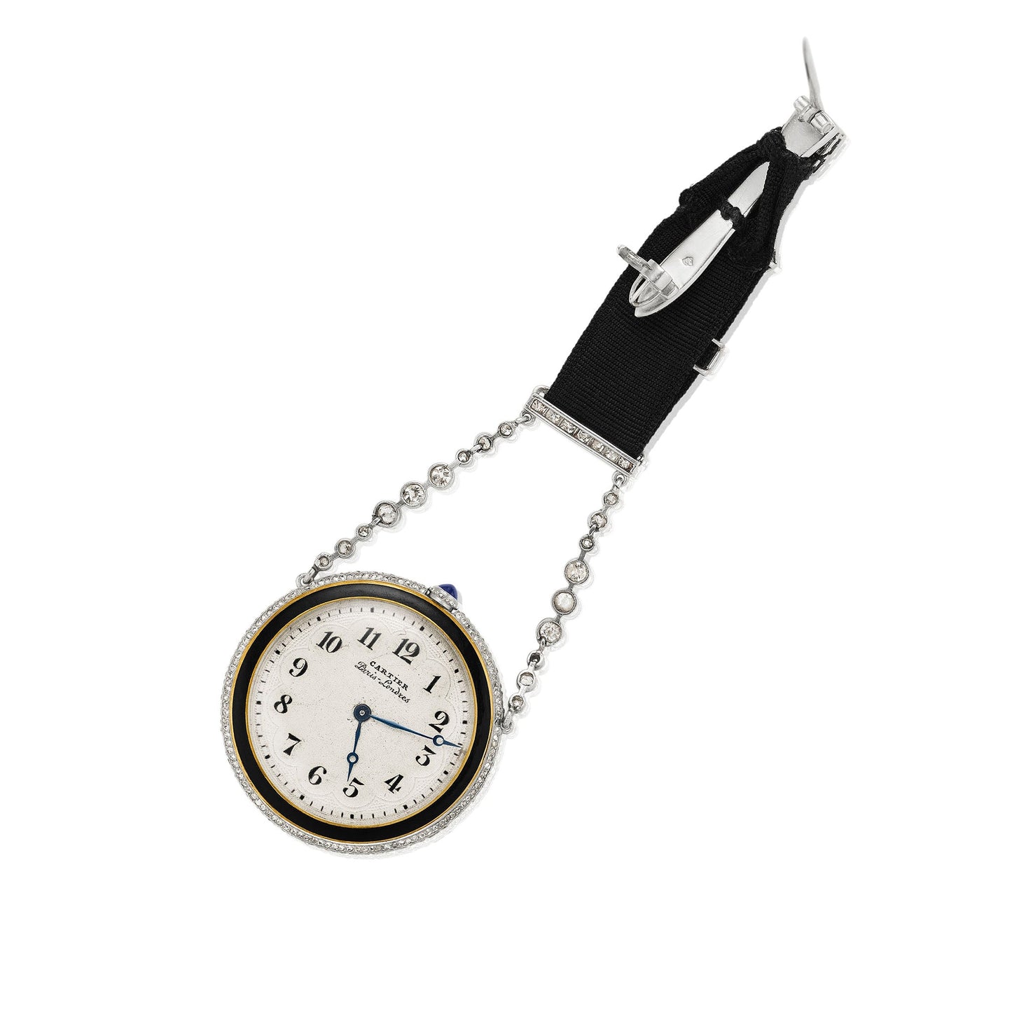Cartier Paris Belle Époque Lapel Watch