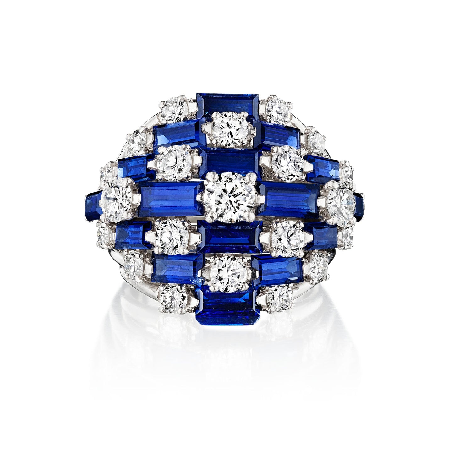 Oscar Heyman Mid-Century Sapphire Ring