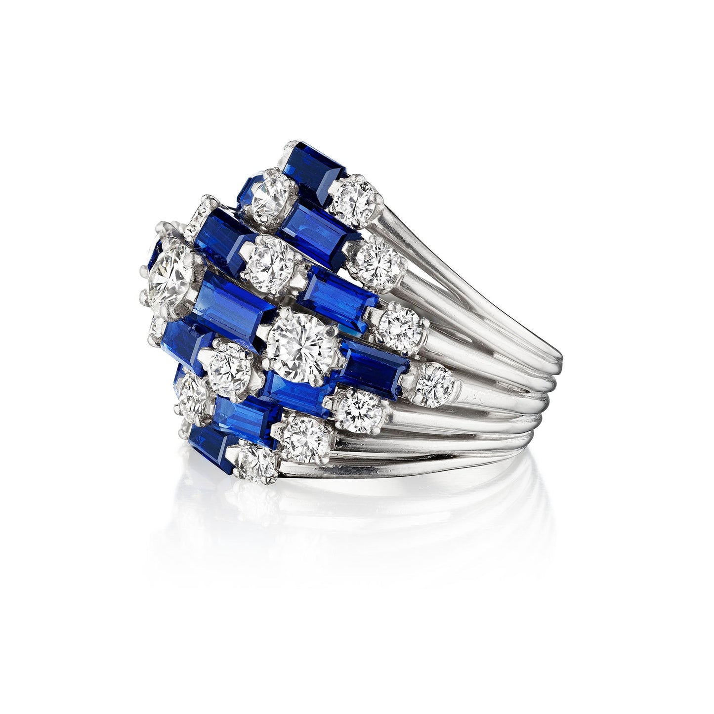 Oscar Heyman Mid-Century Sapphire Ring