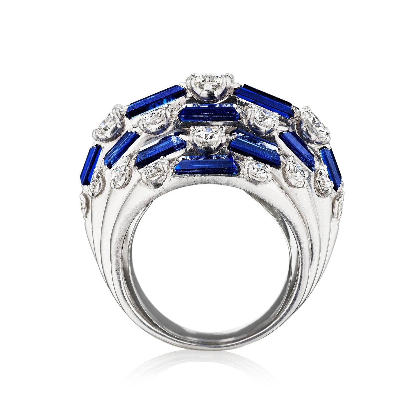 Oscar Heyman Mid-Century Sapphire Ring