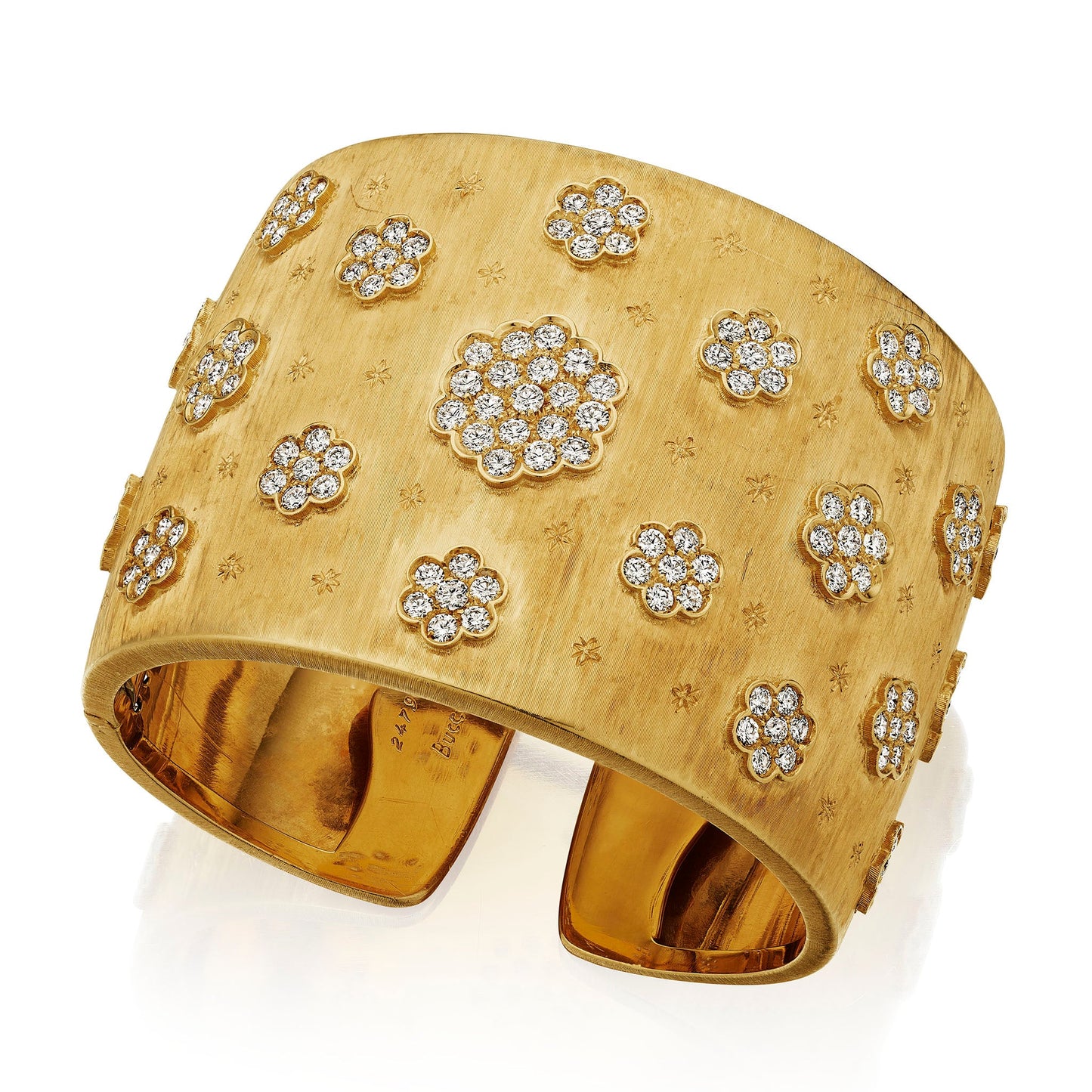 Mario Buccellati Diamond Rigato Bracelet