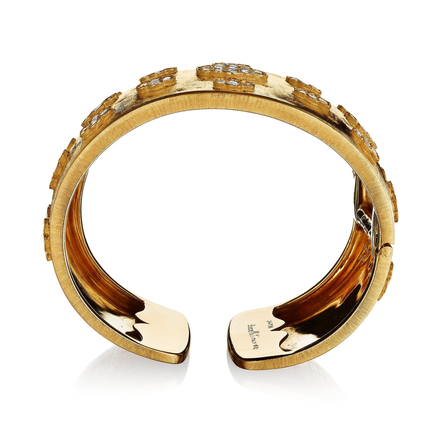 Mario Buccellati Diamond Rigato Bracelet