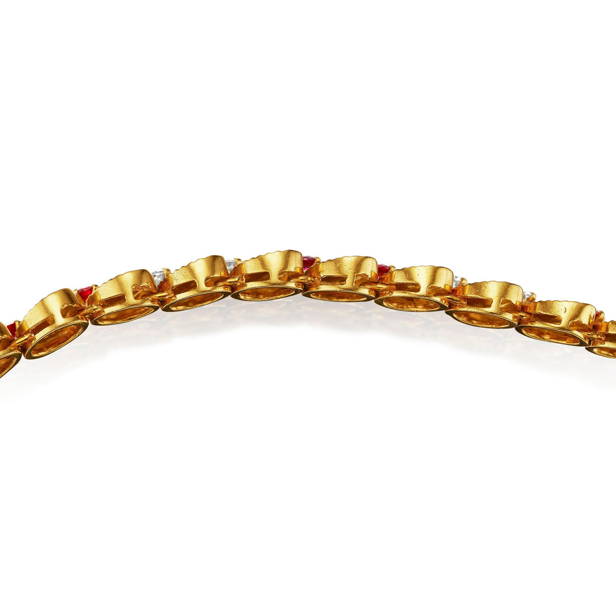 Péry & Fils Mid-Century Ruby and Diamond Suite
