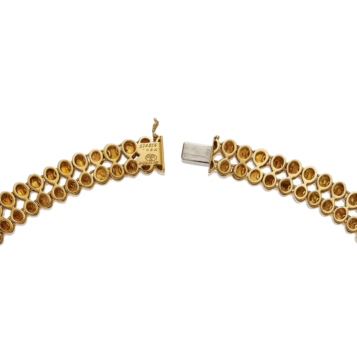 Péry & Fils Mid-Century Ruby and Diamond Suite