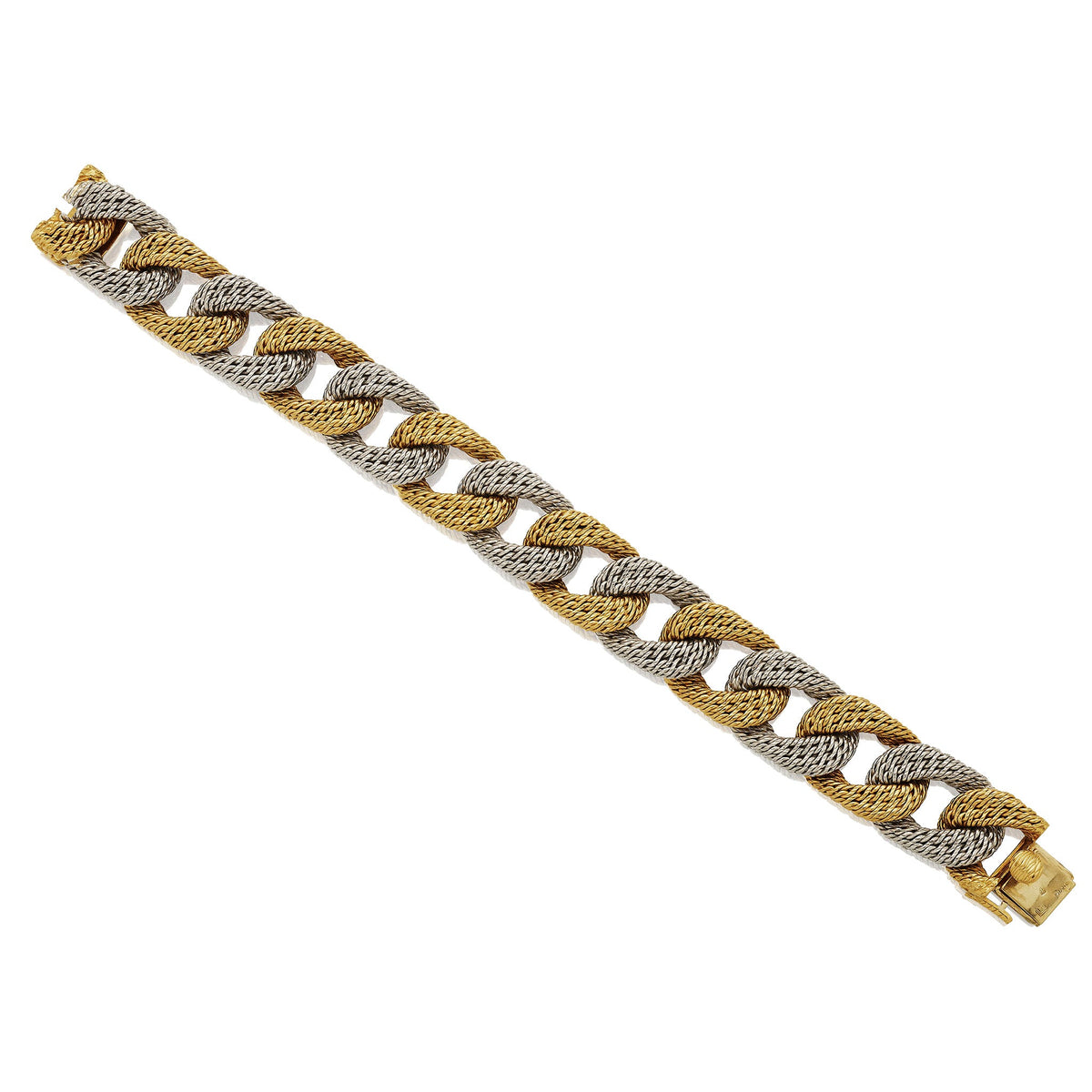 Georges Lenfant Paris Bi-color Gold Bracelet