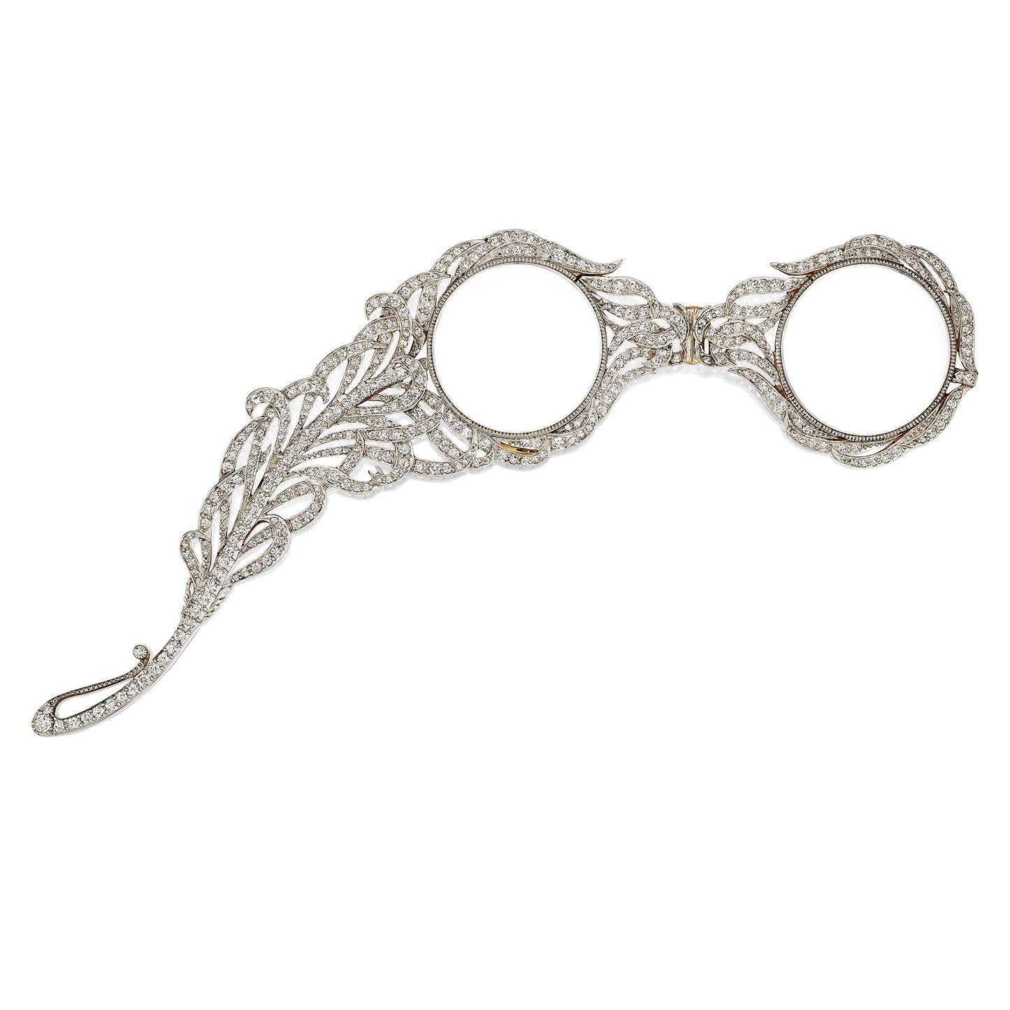Howard & Co. Edwardian Diamond Lorgnette Pendant