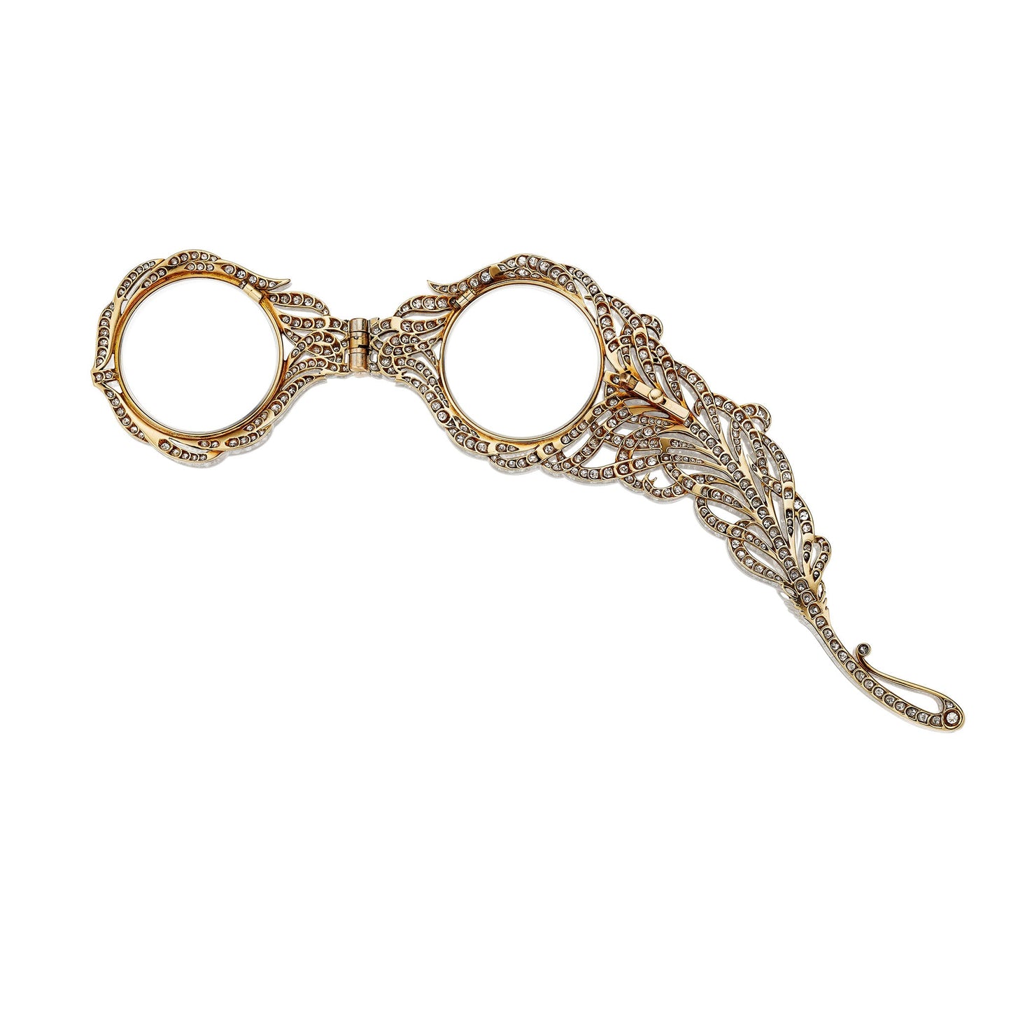Howard & Co. Edwardian Diamond Lorgnette Pendant