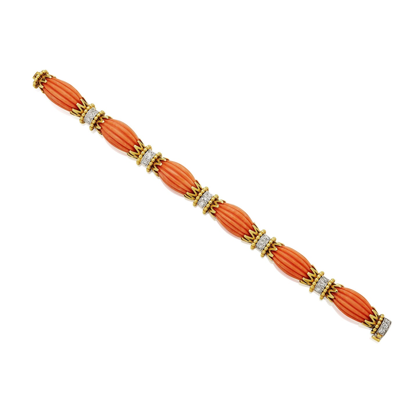 Van Cleef & Arpels Paris Mid-Century Coral Bracelet