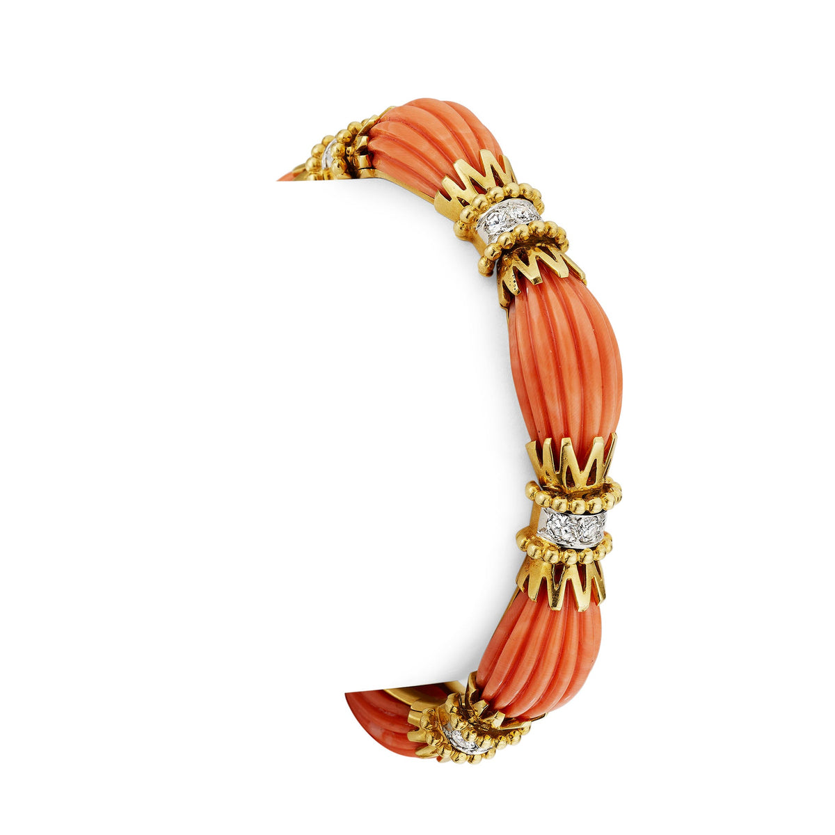 Van Cleef & Arpels Paris Mid-Century Coral Bracelet