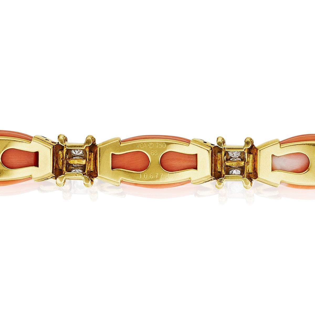 Van Cleef & Arpels Paris Mid-Century Coral Bracelet