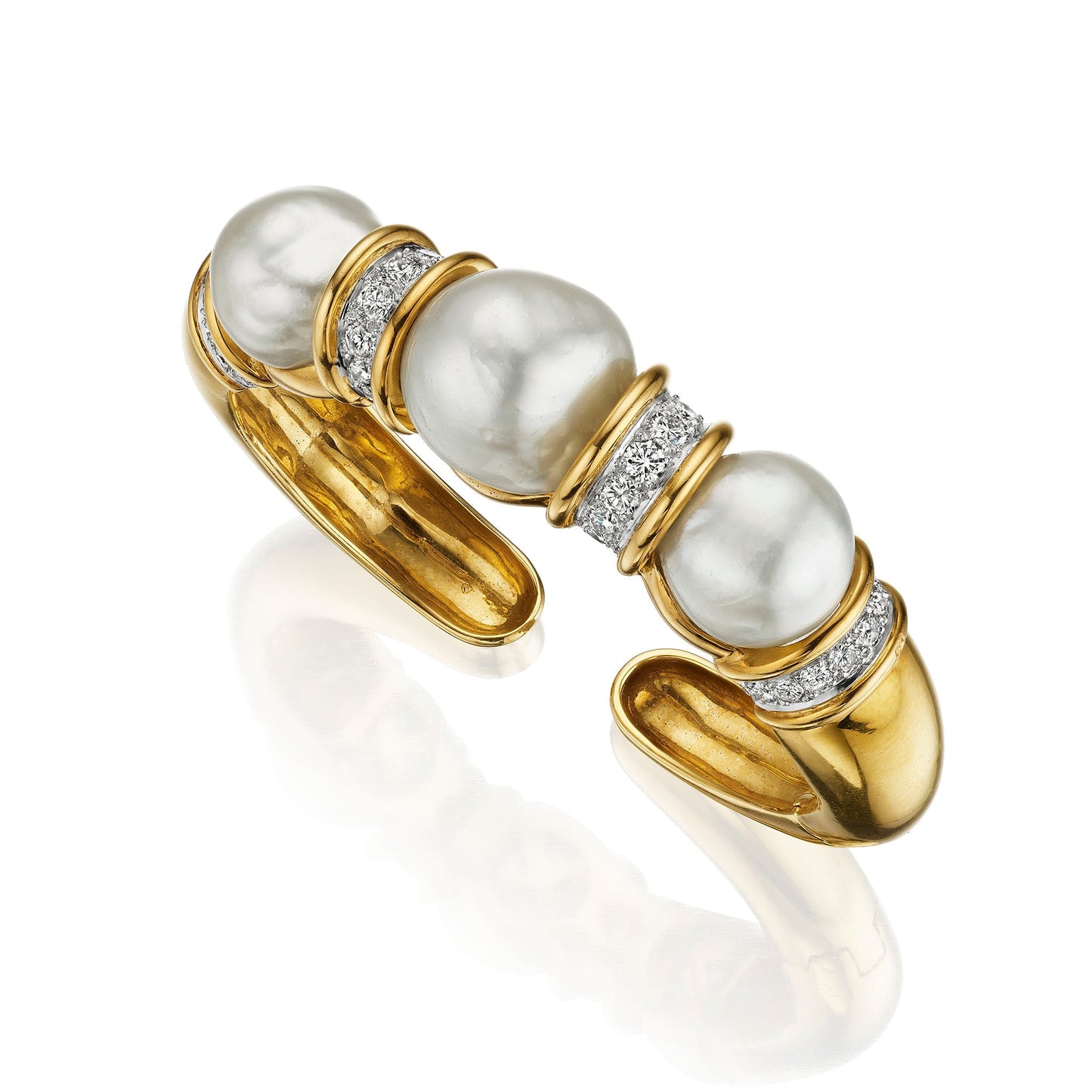David Webb South Sea Pearl Bracelet