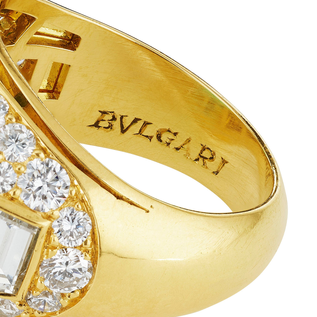 Bulgari "Trombino" Colombian Emerald  Ring