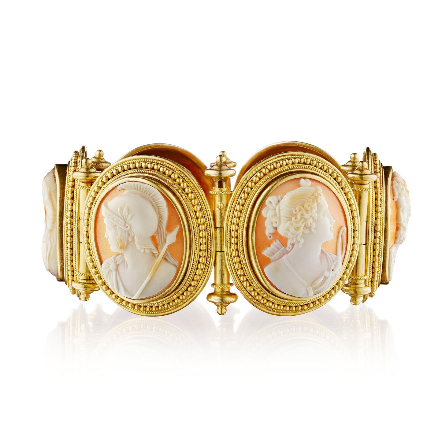 Etruscan Revival Cameo Bracelet