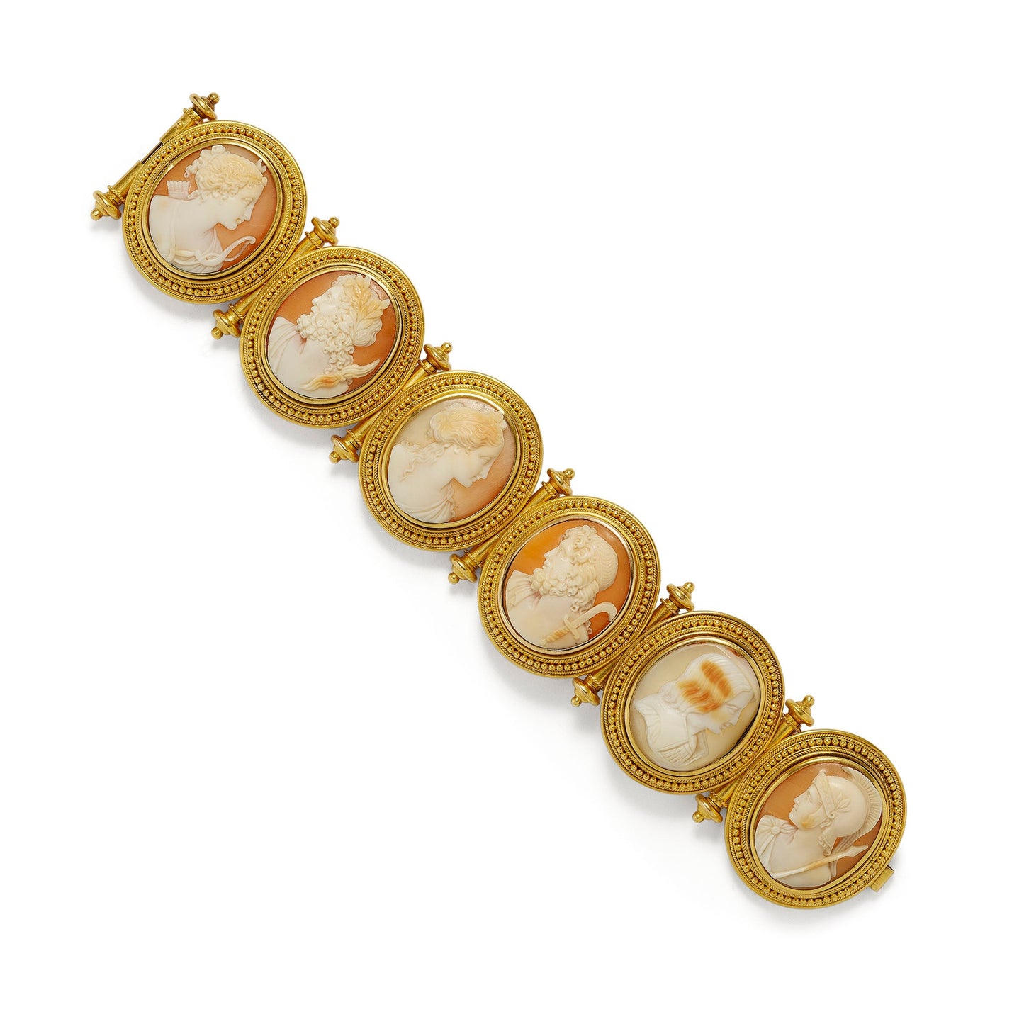 Etruscan Revival Cameo Bracelet