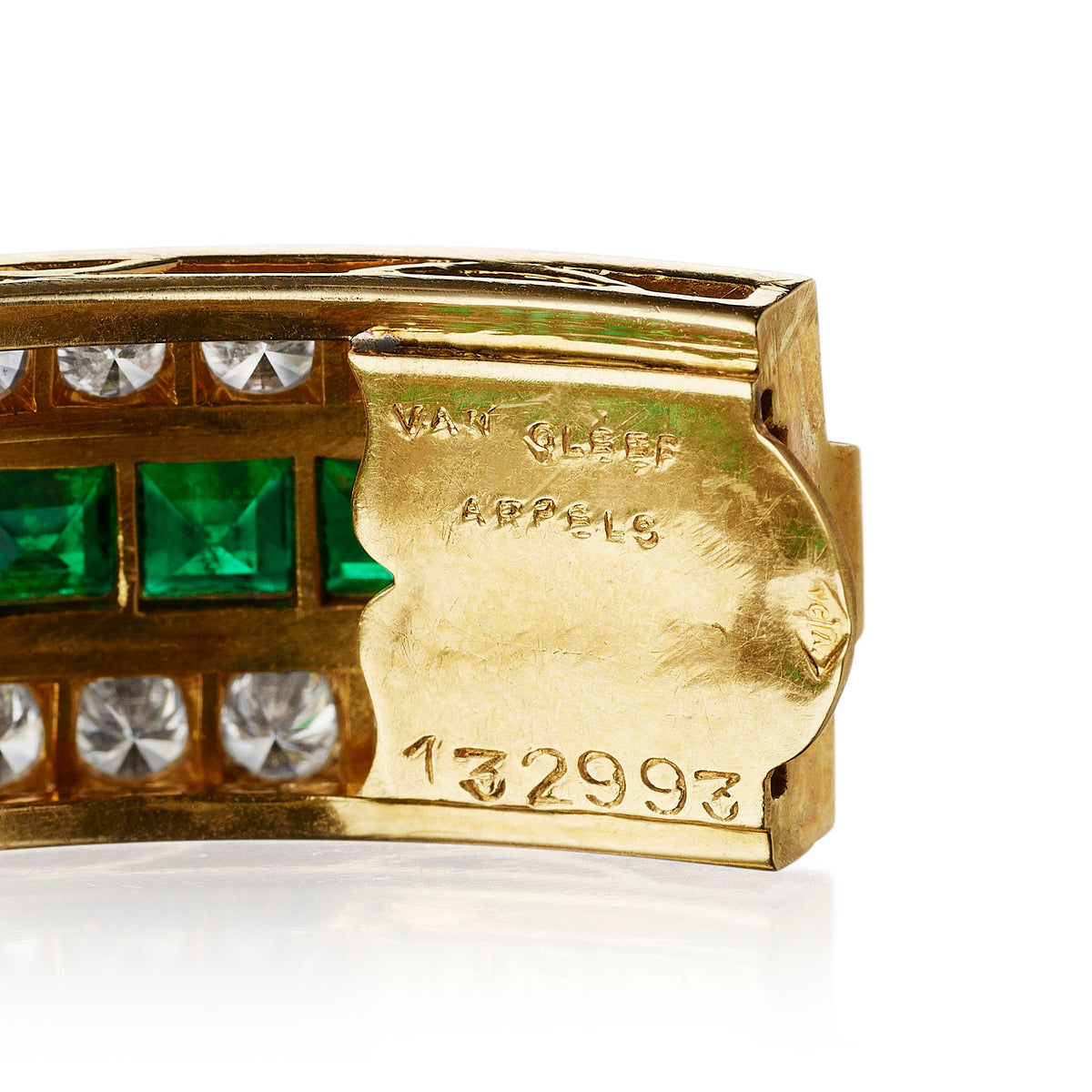 Van Cleef & Arpels Paris Emerald and Diamond Bracelet