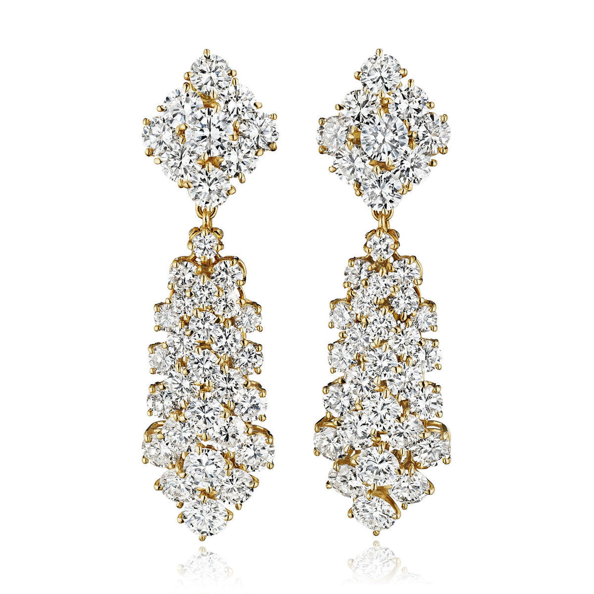 Van Cleef & Arpels Diamond "À Cheval" Earrings