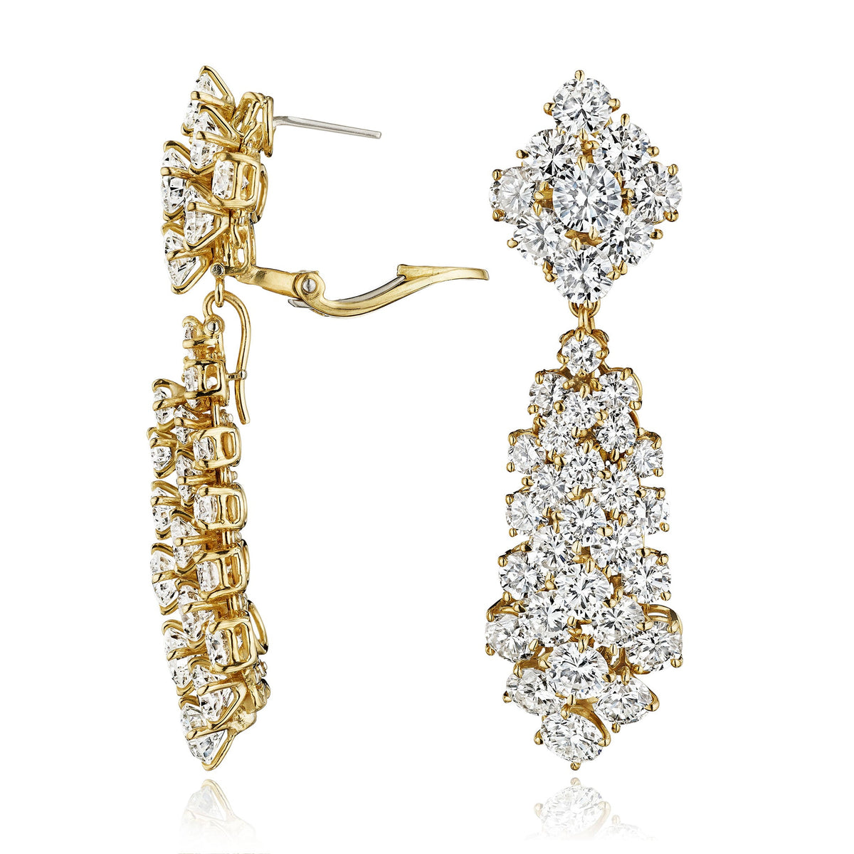 Van Cleef & Arpels Diamond "À Cheval" Earrings