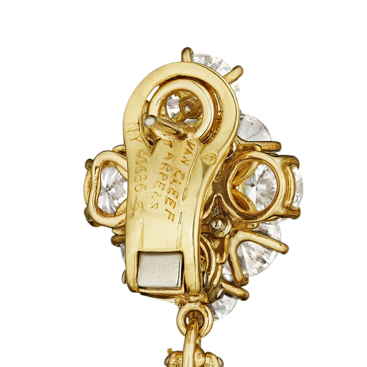 Van Cleef & Arpels Diamond "À Cheval" Earrings