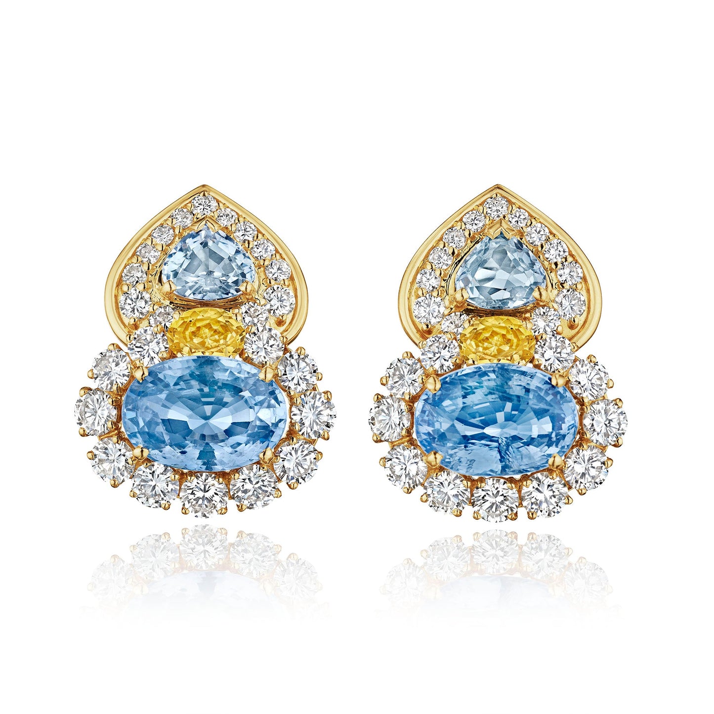 Marina B. Sapphire "Gina" Earrings