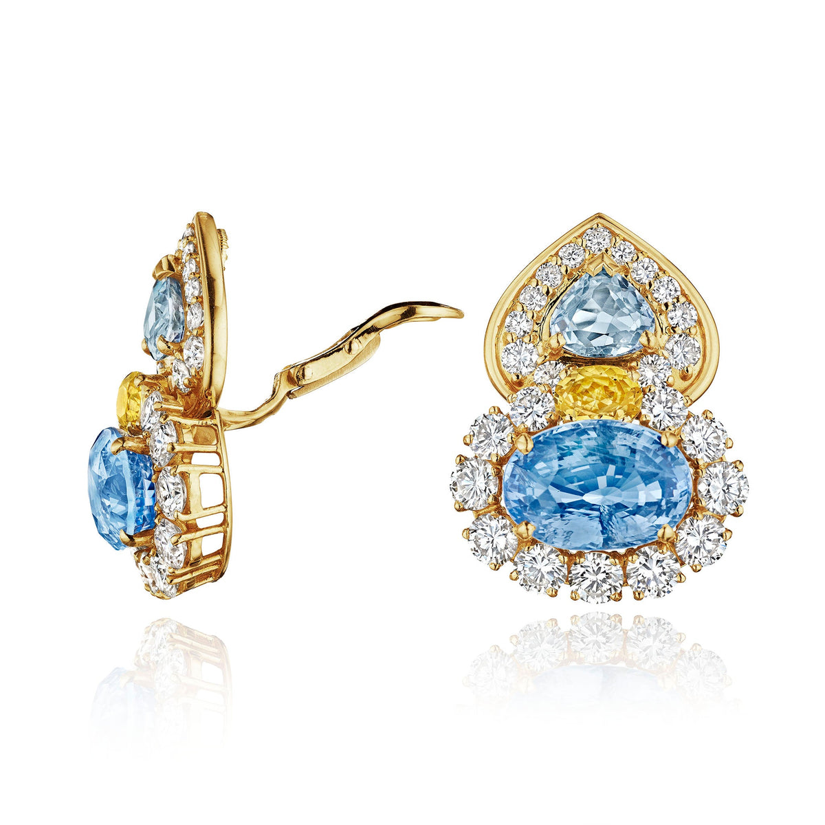 Marina B. Sapphire "Gina" Earrings