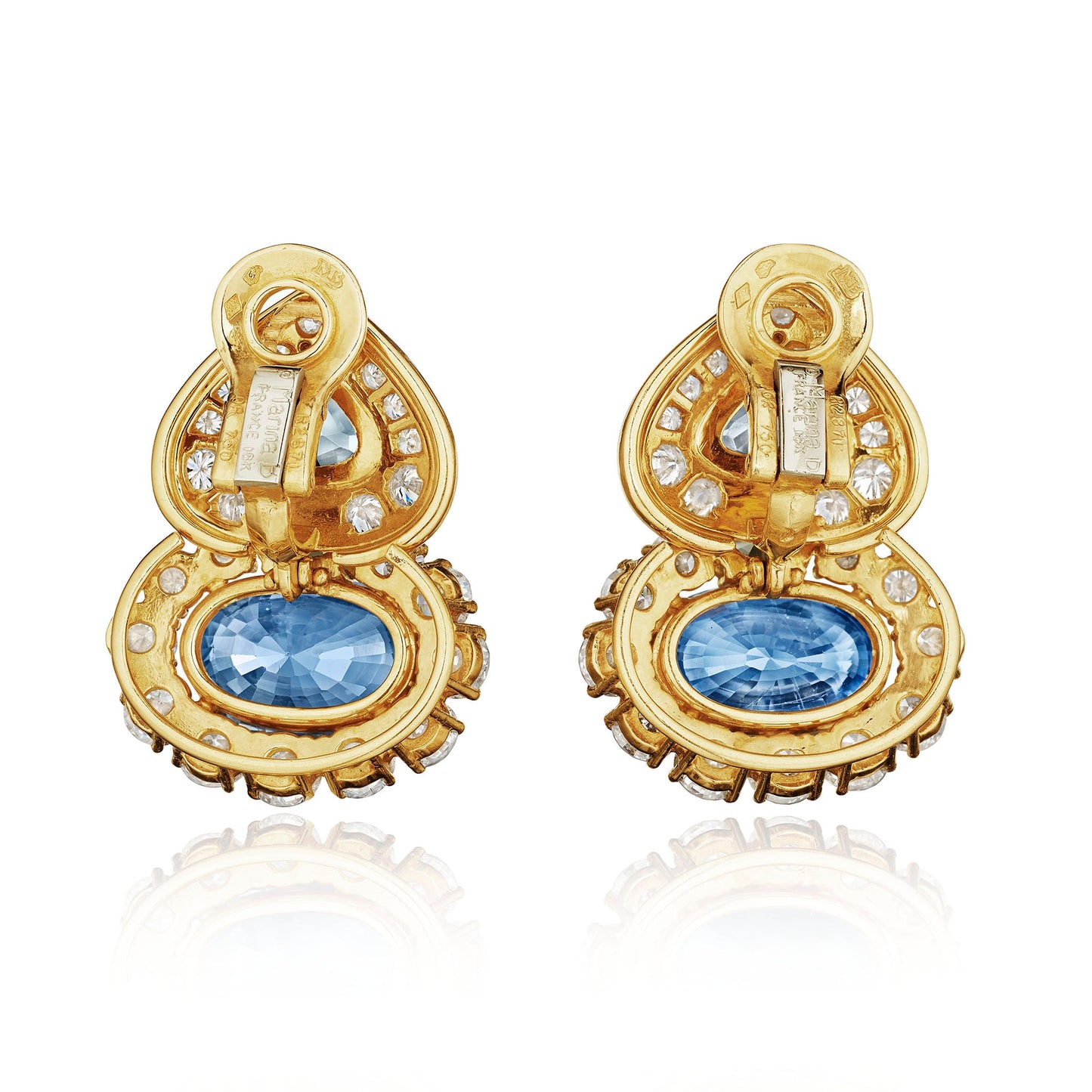 Marina B. Sapphire "Gina" Earrings