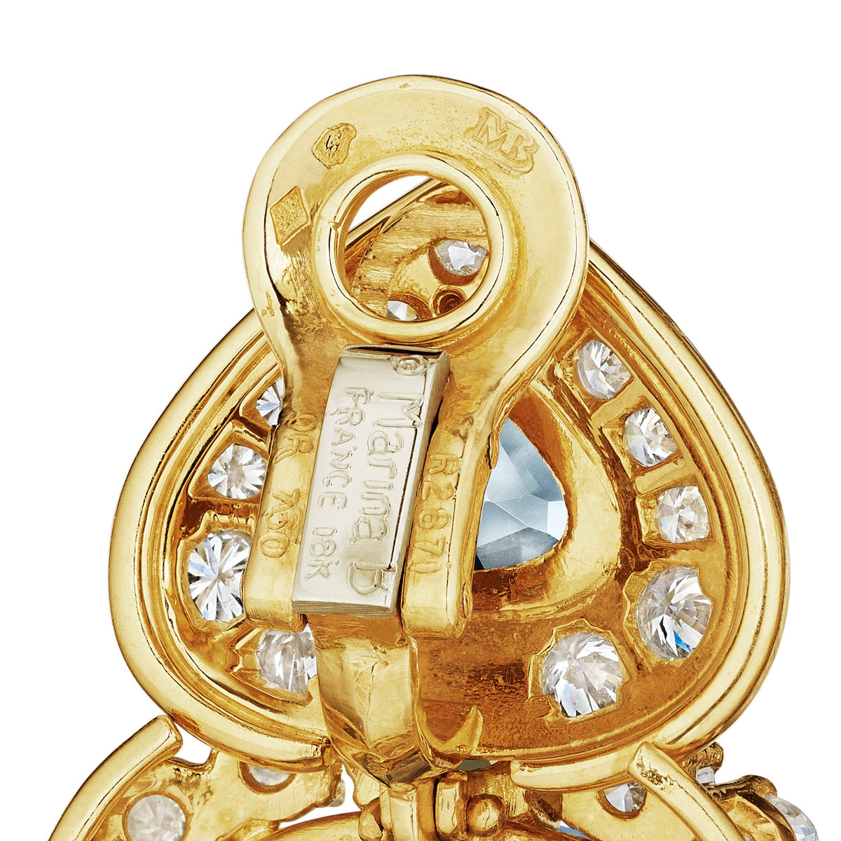 Marina B. Sapphire "Gina" Earrings