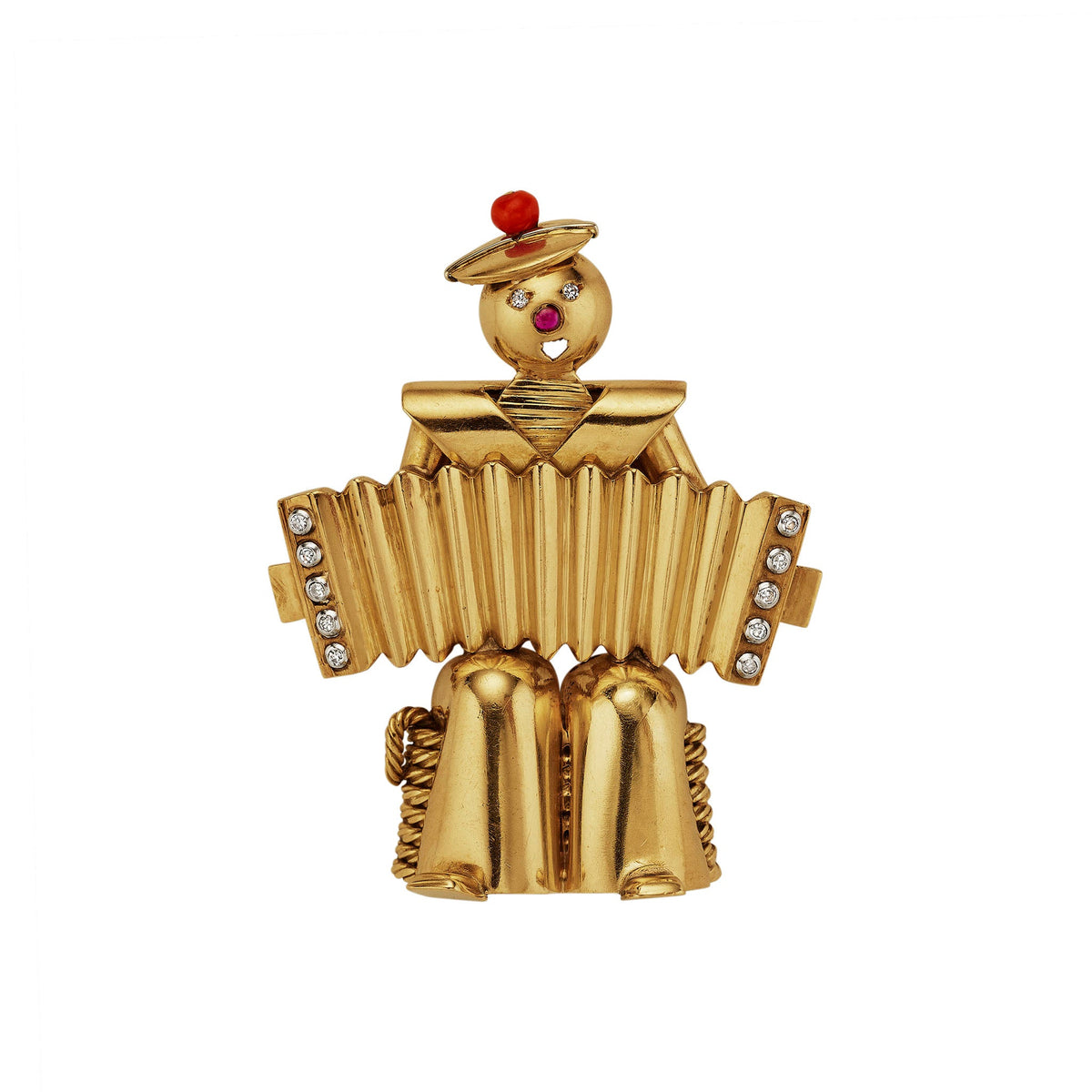 Van Cleef & Arpels "Sailor with the Accordion" Brooch