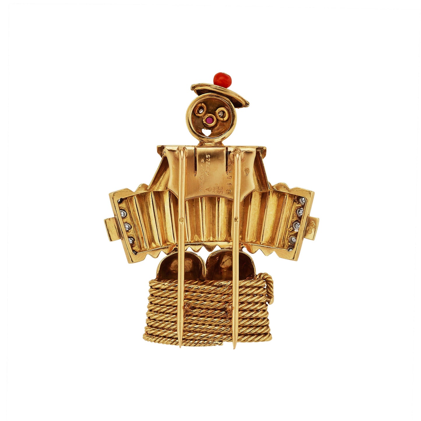 Van Cleef & Arpels "Sailor with the Accordion" Brooch