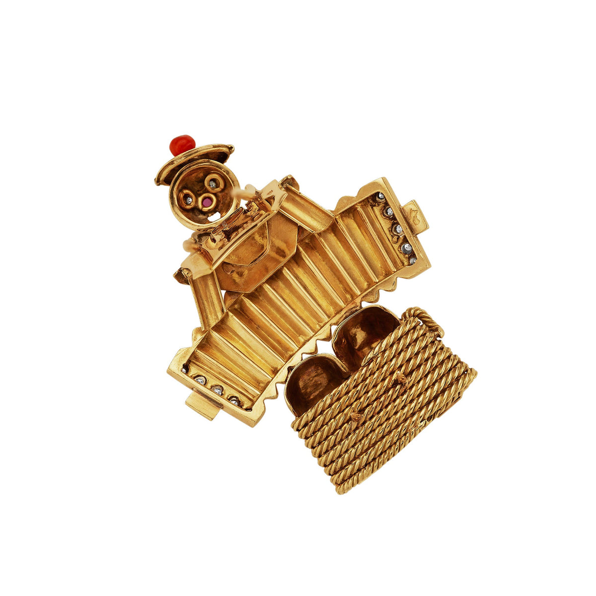 Van Cleef & Arpels "Sailor with the Accordion" Brooch