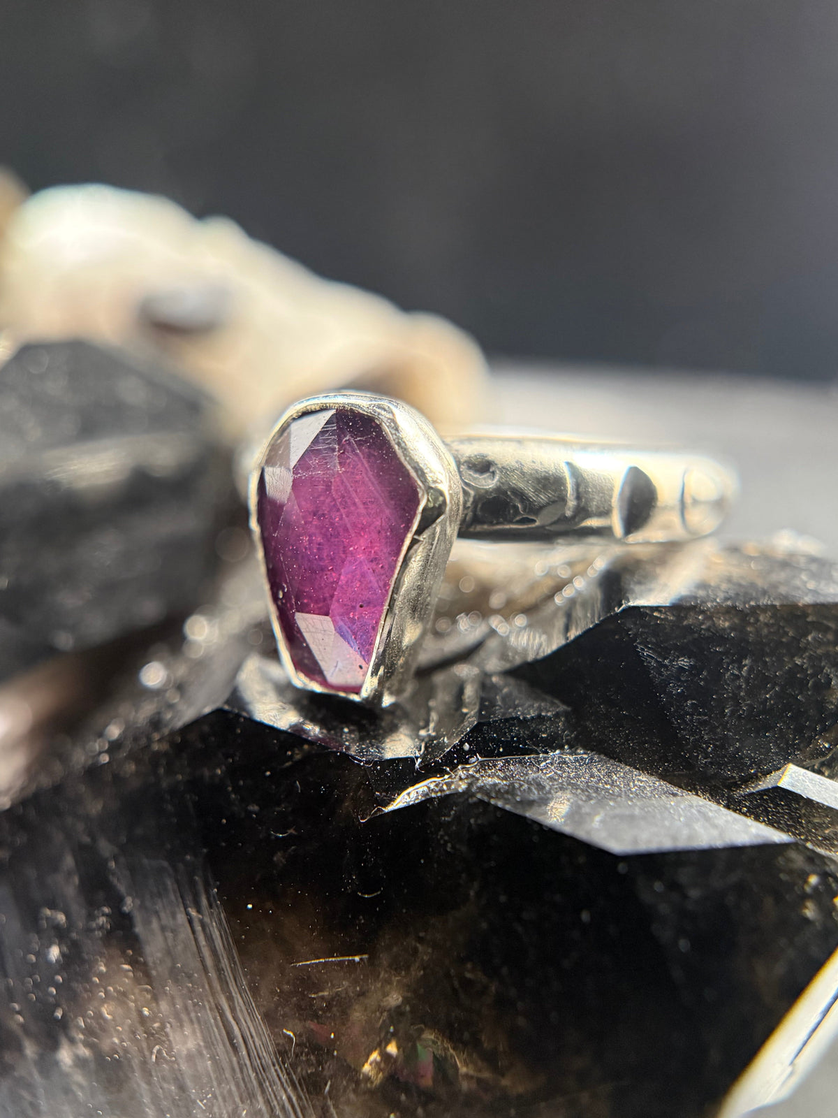 Barbie Dream Coffin Sapphire Ring