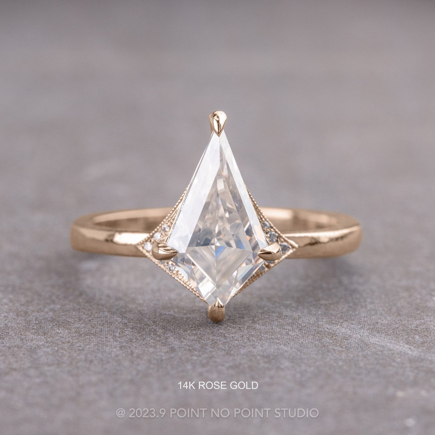Kite Lab Diamond Engagement Ring, Aela Setting
