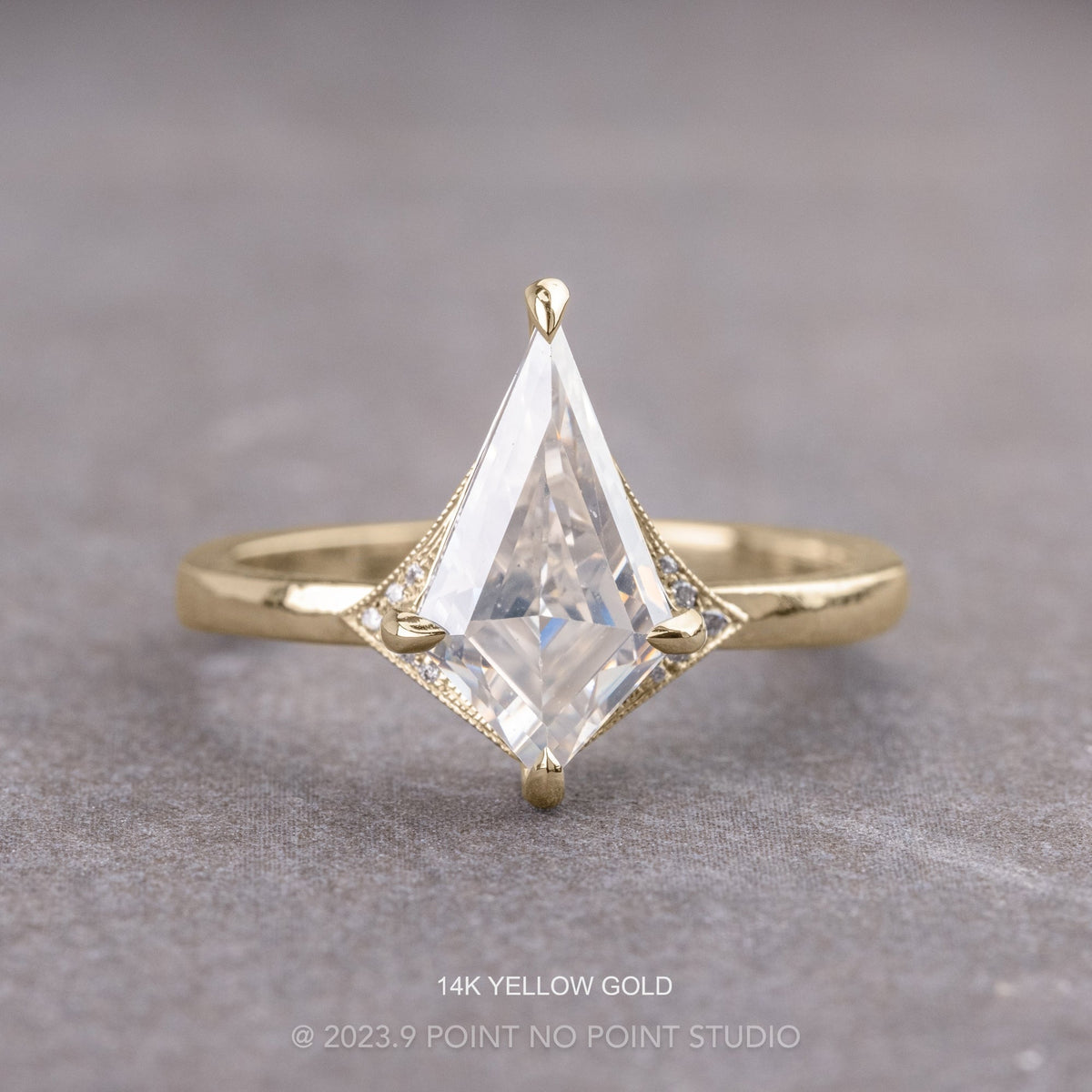 Kite Lab Diamond Engagement Ring, Aela Setting