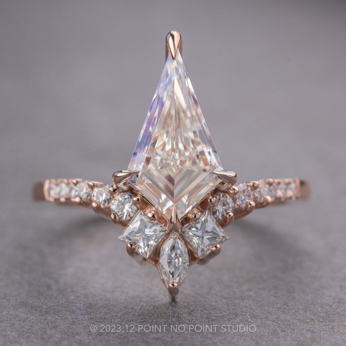 Kite Lab Diamond Engagement Ring, Willa Setting