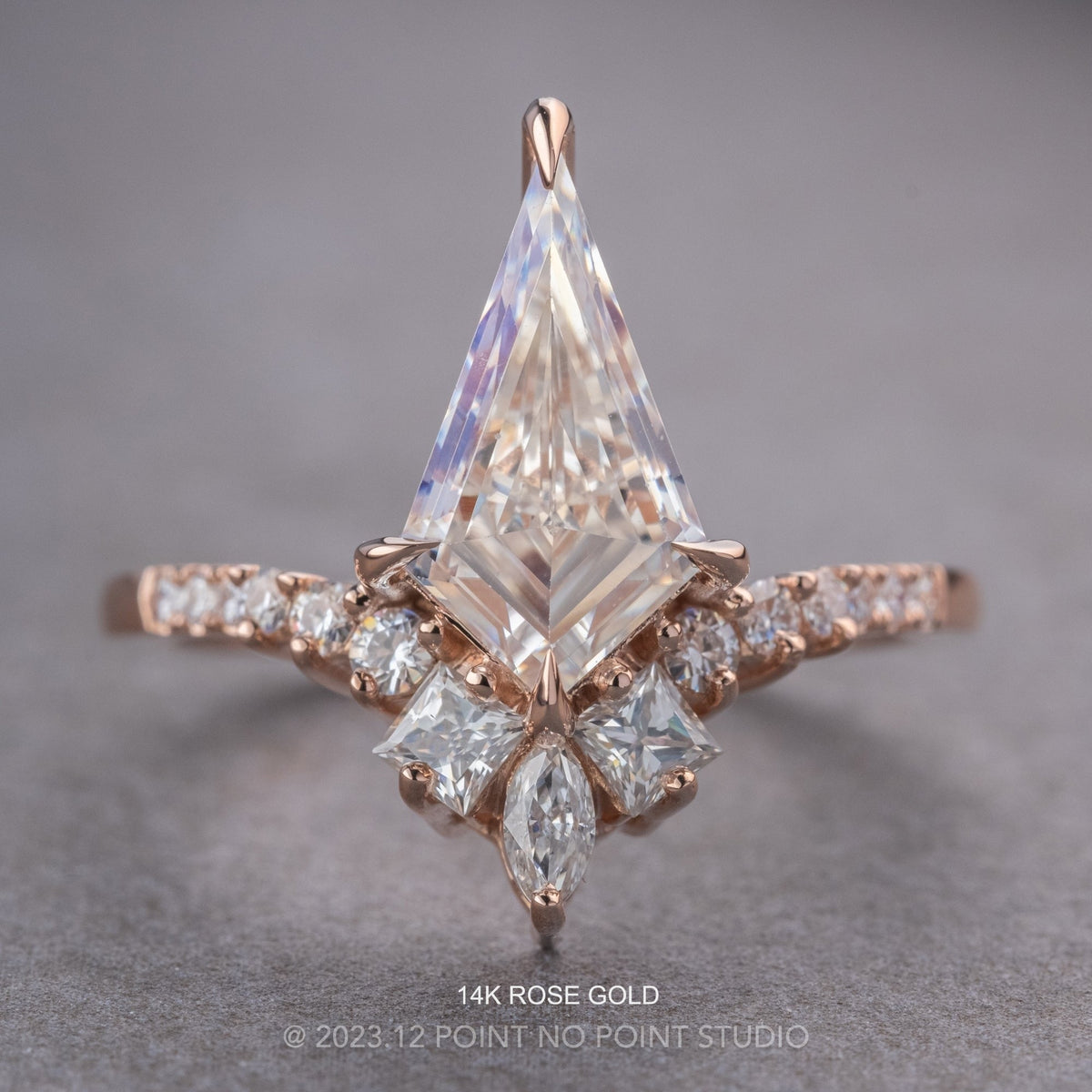 Kite Lab Diamond Engagement Ring, Willa Setting