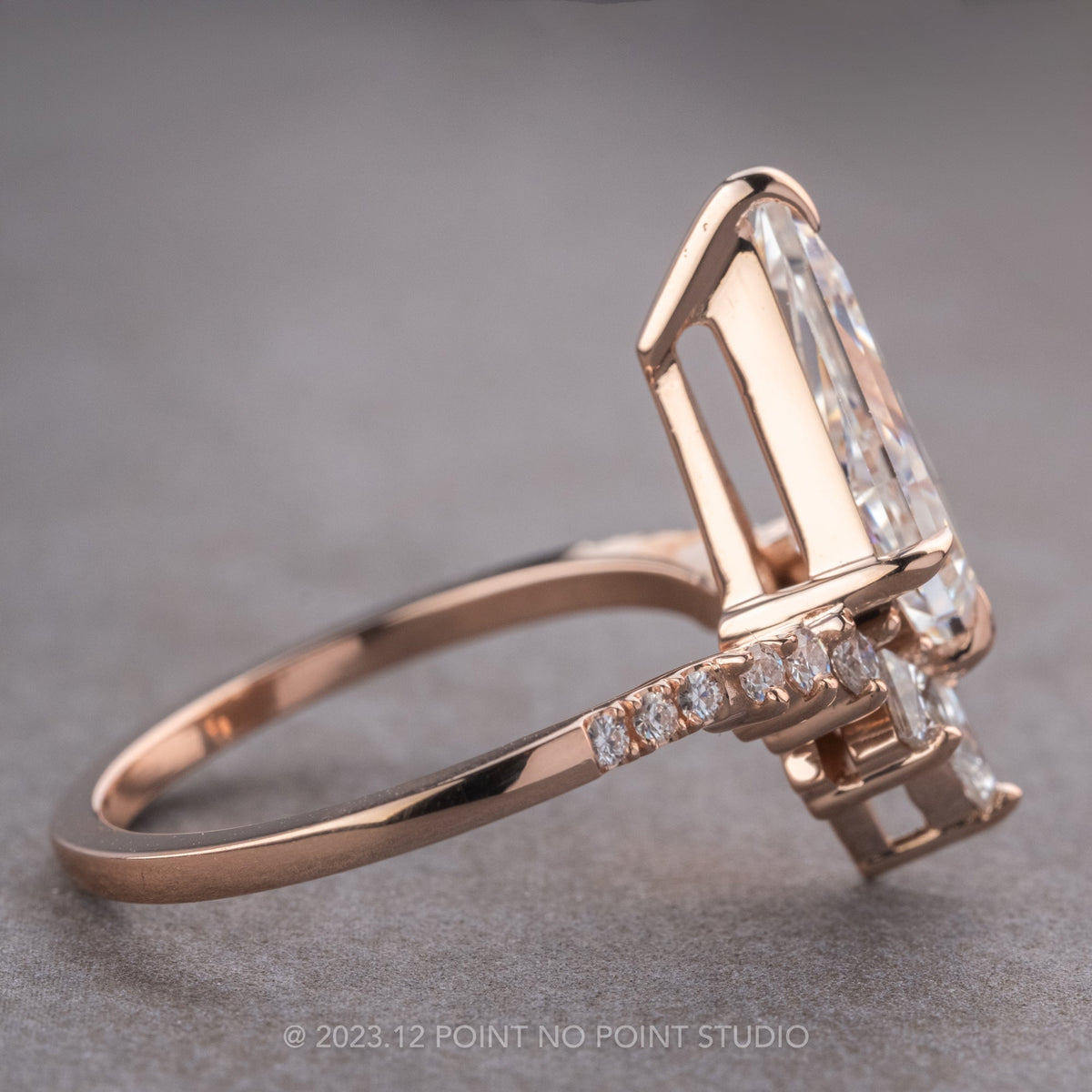 Kite Lab Diamond Engagement Ring, Willa Setting