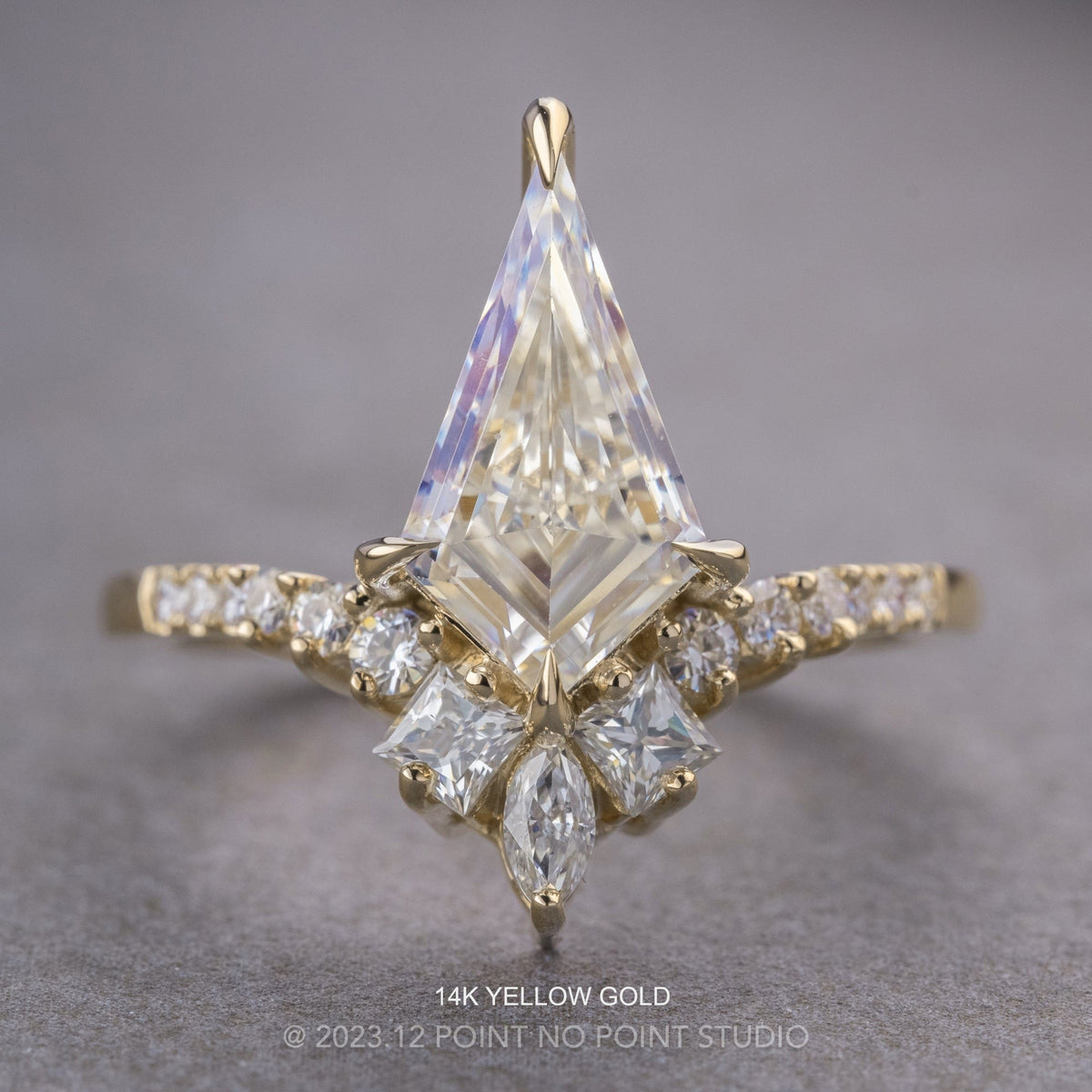 Kite Lab Diamond Engagement Ring, Willa Setting