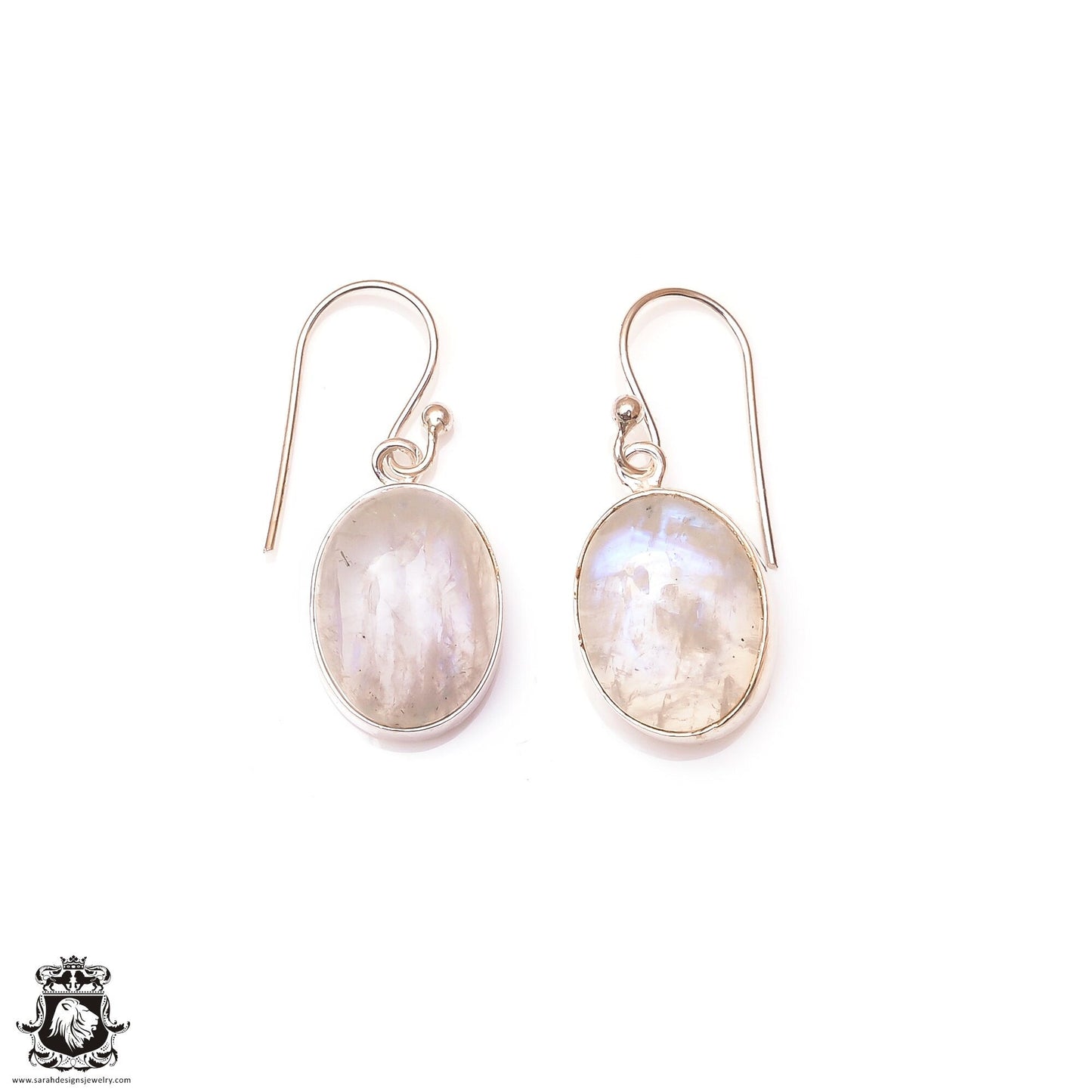 Moonstone Dangle & Drop Earrings 925 Solid (Nickel Free) Sterling Silver Earrings WHOLESALE price / Made in Canada Minimalist Earrings ER9