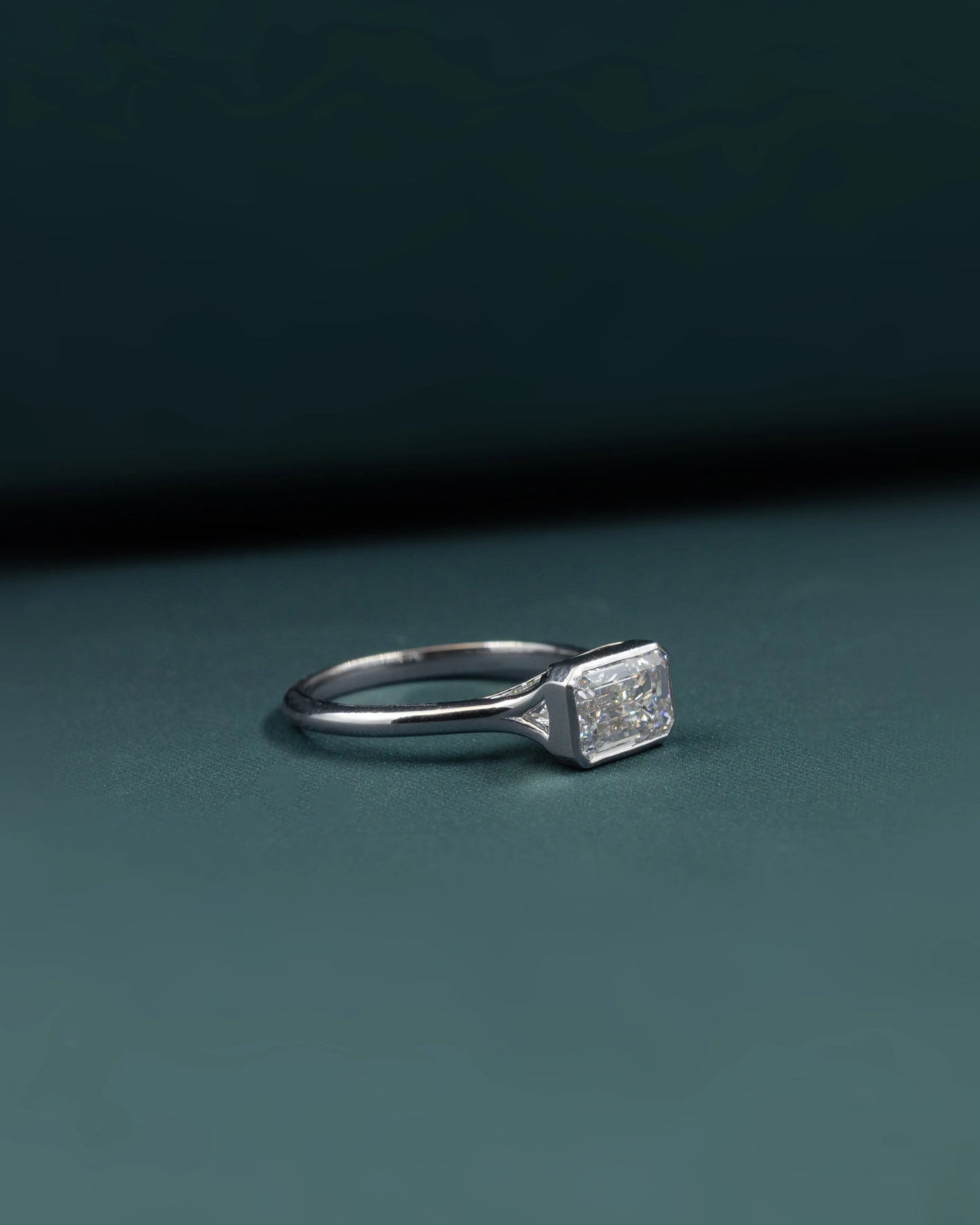 2.03 CTW Emerald Cut CVD Lab-Grown Diamond Solitaire Ring