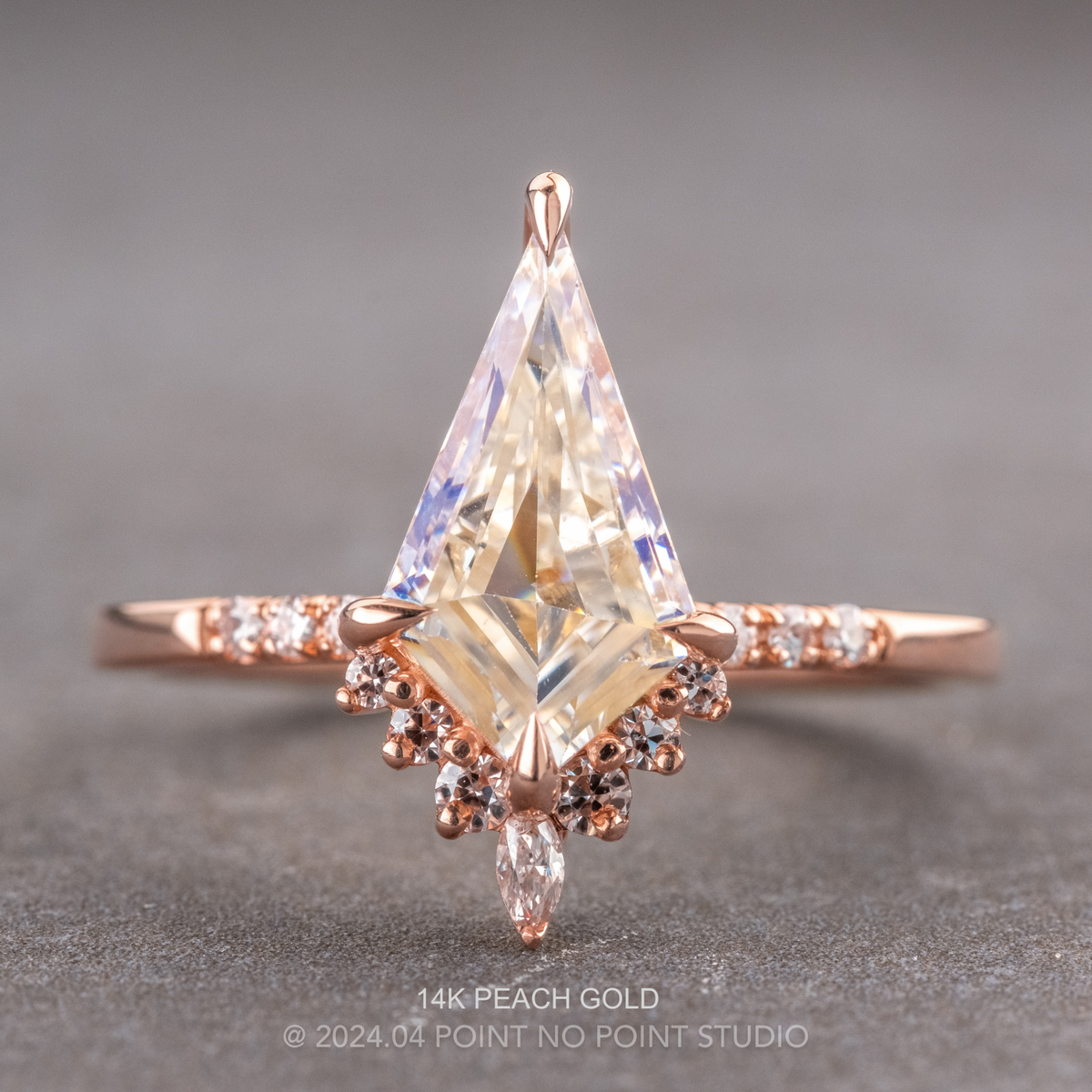 Kite Lab Diamond Engagement Ring, Avaline Setting