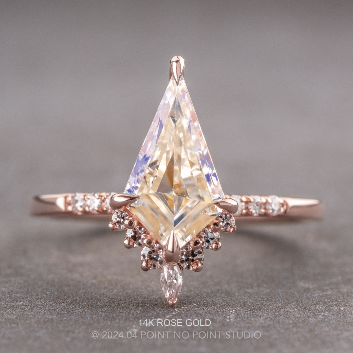 Kite Lab Diamond Engagement Ring, Avaline Setting