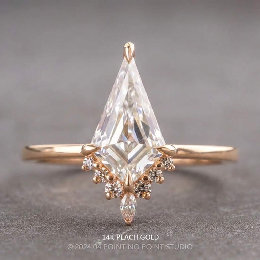 Kite Lab Diamond Engagement Ring, Ava Setting