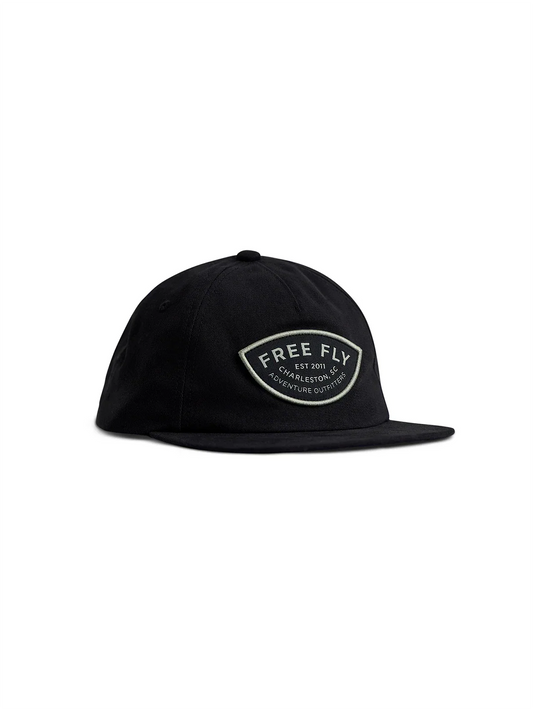 Vintage Outfitters Flat Brim Hat - Black