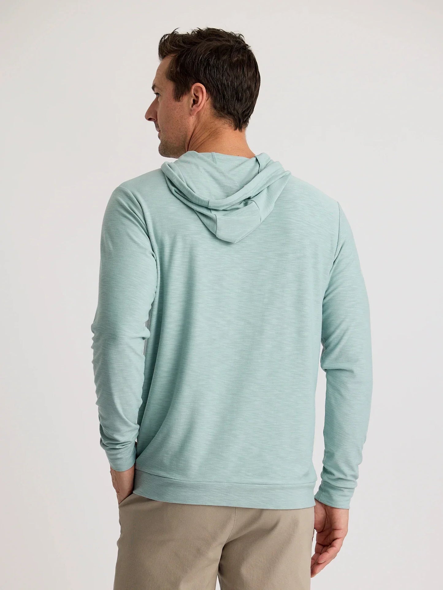 Men's Bamboo Slub Hoodie II - Ocean Mist