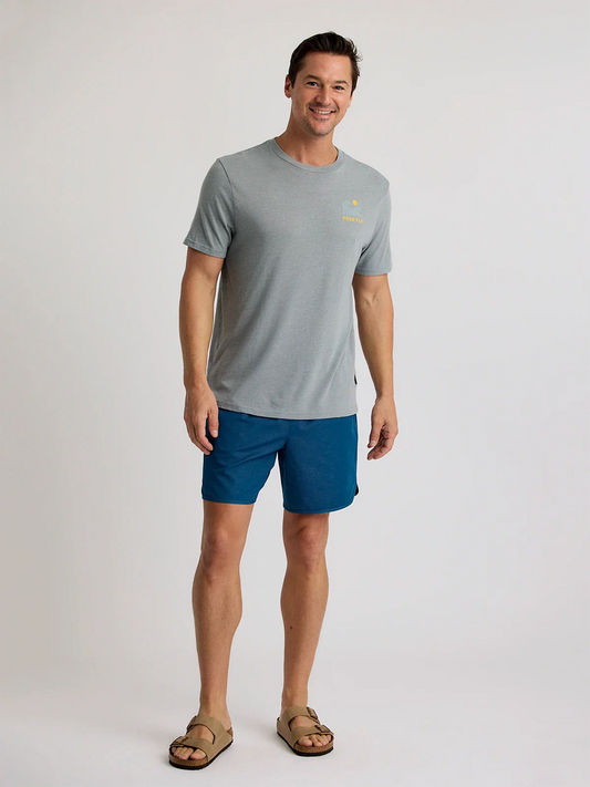 Beach Access Tee - Heather Slate