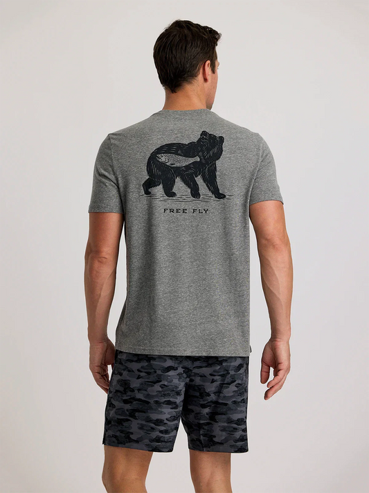 Wild Caught Tee - Heather Grey