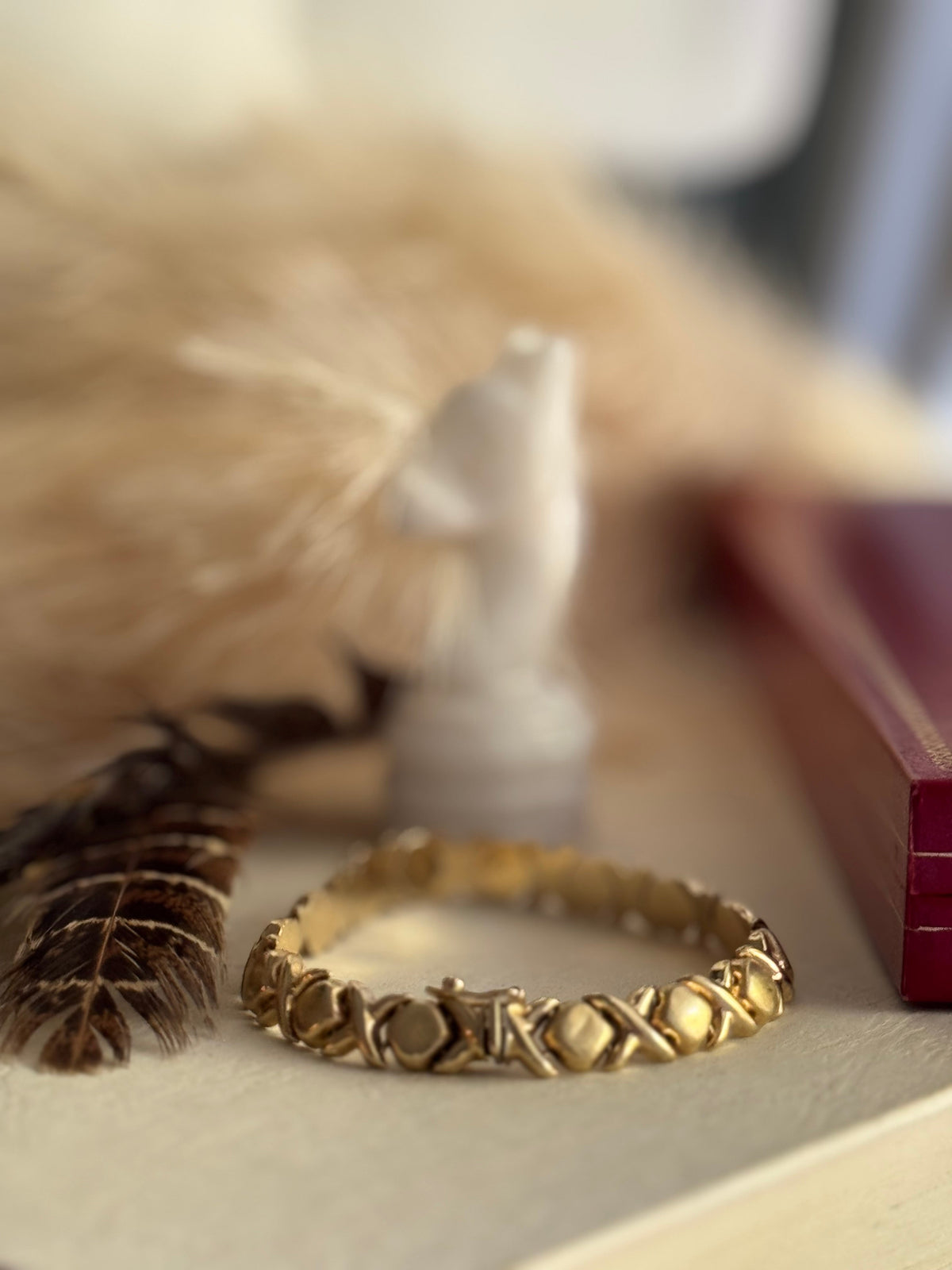 Vintage 14k “XOXO” Bracelet